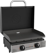 View Blackstone 1666 22” Tabletop Griddle with Stainless Steel Faceplate, Powder Coated Steel, Black image 3