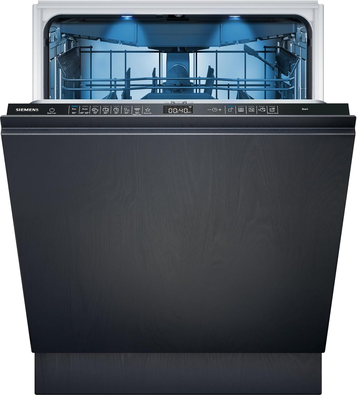Siemens SX95EX12CE, iQ500 Smarter Geschirrspüler, Vollintegrierte Spülmaschine, 60 cm, Made in Germany, XXL, Besteckschublade, Extra leise, varioSpeed