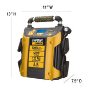 View J5CPDE Jump Starter, Power Station, 1200 Peak Battery Amps with 500W Inverter and 120 PSI Compressor image 3