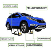 View 7,000-Lb. Portable Car Lift for Trucks and SUVs image 2