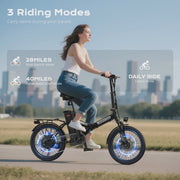 View AIRWEST 20 in Foldable Electric Bike for Adults, Compact Commuter eBike with 500W Motor 750W Peak, Removable 48V 7.8Ah Battery, 50 Miles PAS... image 5