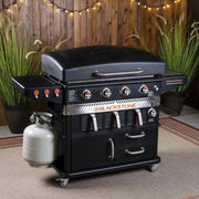 View 36-Inch 4-Burner Outdoor Griddle with Air Fryer, Multi-Function Gas Grill and Griddle Cooking Station image 2