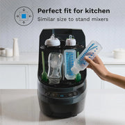 View Baby Bottle Washer Pro - Baby Bottle Washer, Sterilizer Dryer - All in One Machine Cleans Bottles, Pump Parts, & Sippy Cups - Replaces Hand Washing, Bottle Brushes and Drying Racks-Brezza image 2