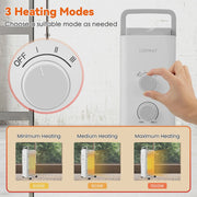 View Costway 1500W Oil Filled Space Heater Electric Oil Radiant Heater w/ Safety Protection image 5