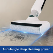 View HABIUBIU Vacuum Mop All in One, Wet Dry Vacuum Cleaner, Cordless Cleaner Machine for Tile Hardwood Floor, Self Cleaning Electric Mop with 180 Lie-Flat image 3