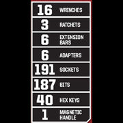 View Craftsman 450-Piece Mechanics Set, Ratchet Socket Hand Wrench image 2