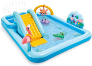 View Inflatable Jungle Adventure Play Center – 96′′ x 78′′ x 28′′ – Kiddie Pool for Ages 2 and Up image 1