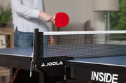 View Professional-grade medium-density fiberboard indoor table tennis table, equipped with a quick-locking table tennis net and a stand set - assembled in 10 minutes easily - of high quality - foldable, with a single-player playing mode image 2