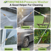 View Firstness Pressure Washer 3500 PSI, Electric Power Washer w/ 26 ft Hose, 4 Quick Connect Nozzles, High Pressure Cleaning Machine with Foam Cannon,... image 6