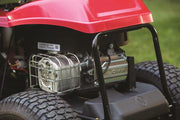 View 382cc 6-Speed Riding Lawn Mower with Adjustable Cutting Height image 5