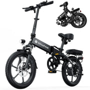 View Electric Bike for Adults 500W Motor, 20 mph Folding Ebike, 14"/16"/20" Adults Electric Bicycles with Smart Uphill, 280.8Wh Battery, 25 Miles PAS Range, Mini E Bikes for Adults and Teens-isinwheel image 1
