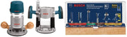 View 12-Amp 2.25 HP Wood Router Combo Kit with Plunge Router, Fixed Base and Variable Speed image 6