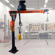 View 1100lb Folding Dismountable Household Hoist Truck Crane with Electric Hoist (110V) – 880lb Pulling Force, Jib Cranes for Factory, Warehouse, image 2