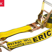View Erickson 8.2 m (27 ft.) Ratchet Strap with Double J Hooks 2-pack image 6