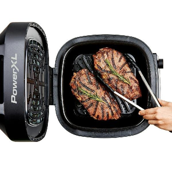 6-Qt 12-in-1 Grill and Air Fryer Combo, 1550W, Stainless Steel