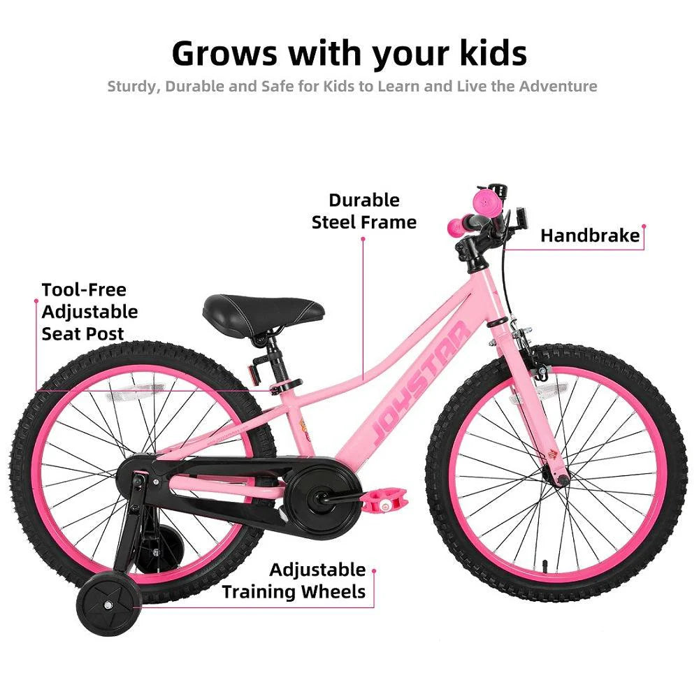 20-Inch Kids Bike with Training Wheels