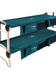 View Disc-O-Bed Large Cam-O-Bunk Benchable Double Cot with Storage Organizers, Green image 2