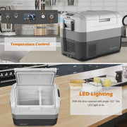 View Costway 58 Quart Portable Electric Car Cooler Refrigerator Compressor Freezer for RVs Camping image 3