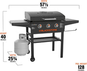 View 28-Inch XL 3-Burner Outdoor Griddle with Hood and Accessories image 4
