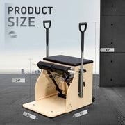 View Pilates Chair, Split-Pedal Stability Combo Chair with Handles,Pilates Reformer Machine,Pilates Equipment for Home Or Studio Use image 2