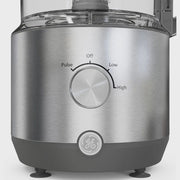 View GE 550-Watt 12-Cup Food Processor with Accessories and Stainless Steel Blades, Stainless Steel image 3