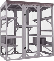 View Catio Outdoor Cat Enclosure - Large Walk-In Kitty Cage image 1