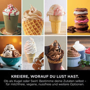 View Ninja CREAMi Scoop & Swirl Eismaschine mit 2 Behältern, 13 Funktionen, für Eiscreme, Softeis, Gelato, Sorbet, Milchshakes und mehr, mit Mix-In- image 5
