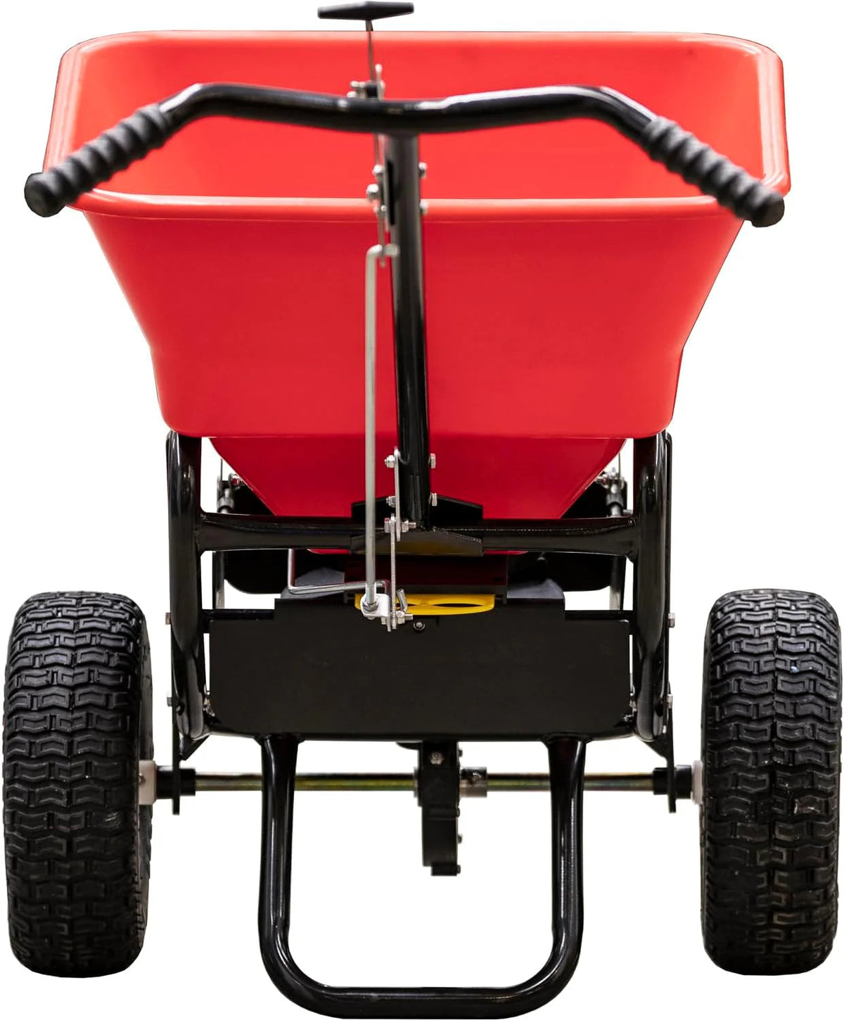 100-Lb. Walk-Behind Push Spreader for Grass Seed, Salt, De-Icer and Fertilizer