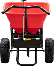 View 100-Lb. Walk-Behind Push Spreader for Grass Seed, Salt, De-Icer and Fertilizer image 4