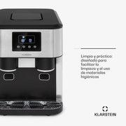 View Klarstein Maquina de Hielo Doméstica, 1,8L, Gris oscuro, Ice Maker Encimera 15 kg, para Hacer Cubitos de Hielo y Picado en Casa, con Panel Táctil y image 5