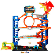 View Hot Wheels City Ultimate Garage Playset with 2 Die-Cast Cars, Storage for 50 Cars Child Age 4-8 image 1