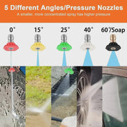 View Electric Pressure Washer, 3800PSI 2.6 GPM Power Washer Machine with Hose Reel,4 Quick Connect Nozzles, Foam Cannon, for Cars, Patios, and Floor... image 6