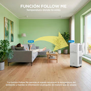 View COMFEE Pingüino Aire Acondicionado Portátil 3 en 1 | 8000 BTU/2000 Frigorías Con App + Mando a Distancia | Climatizador y Deshumidificador | Bajo image 4