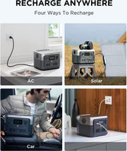 View EcoFlow RIVER 2 Max Portable Power Station 512Wh Capacity.Solar Generator.1000W AC Output for Outdoor Camping.Home Backup.Emergency.RV.off-Grid image 3