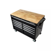 View 46-Inch W x 24-Inch D 9-Drawer Deep Tool Chest Mobile Workbench, Gloss Black image 3