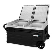 View Camco CAM-750 75-Liter Portable Compact Fridge/Freezer | Features Bluetooth Capable Remote Access 2 Compartments w/Dual Zone Cooling | Adjusts... image 1
