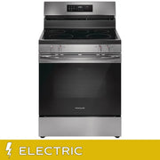 View Frigidaire 30 in 5.3 cu. ft. Electric 5-Burner Range with Air Fry image 2