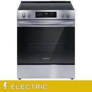 View Frigidaire 30 in 5.3 cu ft. Electric 5-Burner Range with Even Baking Technology image 2