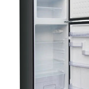 View Frigidaire 7.5 cu ft Black Retro Top Mount Refrigerator with Classic Chrome Handle image 6