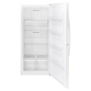 View GE 21.3 cu. ft. White Upright Freezer with Exterior Adjustable Temperature Control image 1