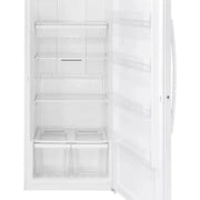 View GE 21.3 cu. ft. White Upright Freezer with Exterior Adjustable Temperature Control image 2