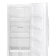 View GE 21.3 cu. ft. White Upright Freezer with Exterior Adjustable Temperature Control image 3