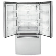 View GE 33 in. 18.6 cu.ft. Bottom Freezer Counter Depth Refrigerator with Internal Water Dispenser image 3