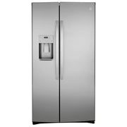View GE 36 in. 25.1 cu.ft. Stainless Steel Side-by-Side Refrigerator with FrostGuard Technology image 1