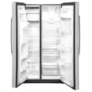 View GE 36 in. 25.1 cu.ft. Stainless Steel Side-by-Side Refrigerator with FrostGuard Technology image 3