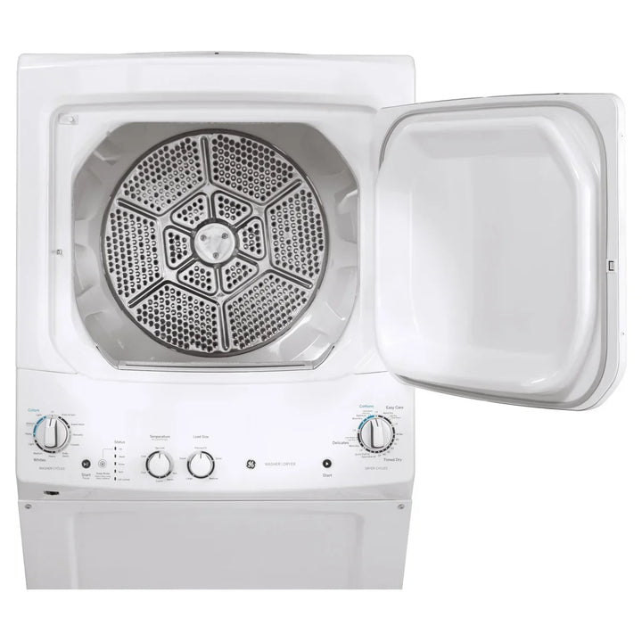 GE White 27 in. 4.4 cu. ft. Washer and 5.9 cu. ft. Dryer Laundry Centre