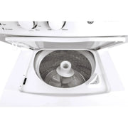 View GE White 27 in. 4.4 cu. ft. Washer and 5.9 cu. ft. Dryer Laundry Centre image 3