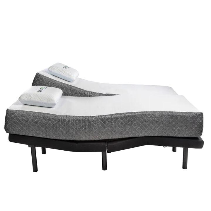Ghostbed by Nature's Sleep 28 cm (11 in.) Gel Memory Foam Mattress with Adjustable Base