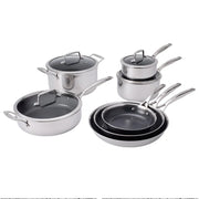 View HENCKELS Paradigm Hybrid Ceramic Non-Stick Tri-ply Clad Cookware Set, 11-piece image 1