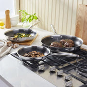 View HENCKELS Paradigm Hybrid Ceramic Non-Stick Tri-ply Clad Cookware Set, 11-piece image 4